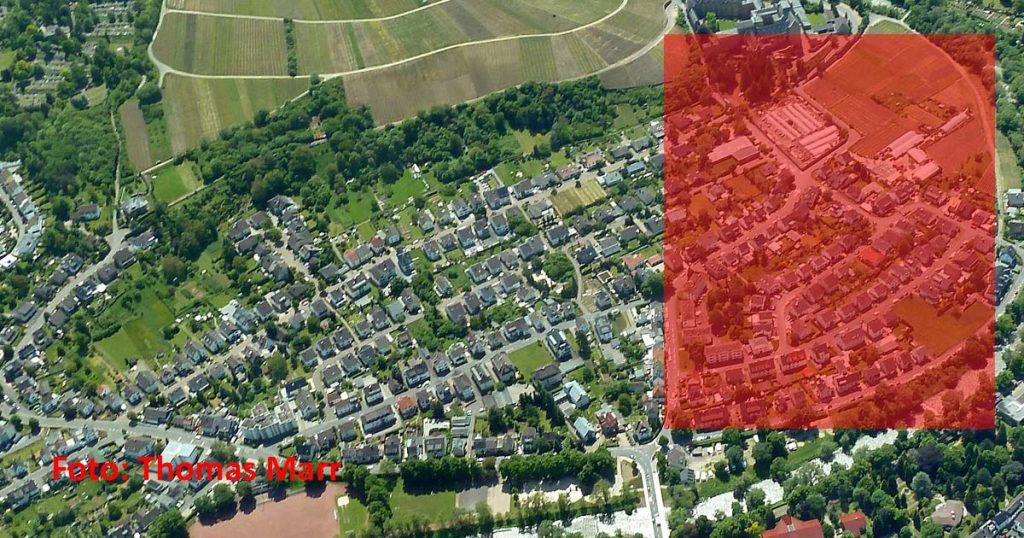 Der Calvarienberg von oben