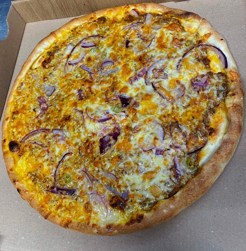 Eine typische San Remo Pizzza.