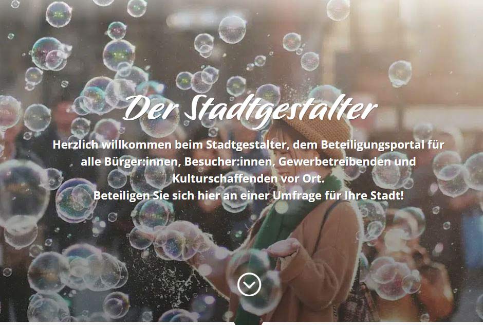 Mach mit - Gestalte Deine Stadt