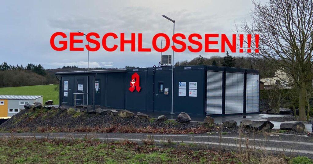 Apotheke in Kalenborn geschlossen