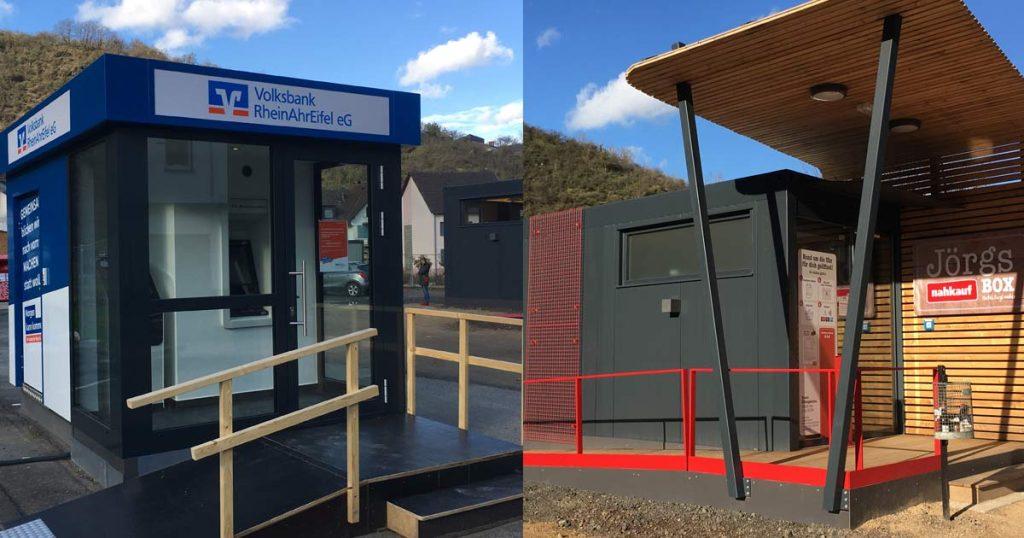 Voba Pavillon und Jörgs Box