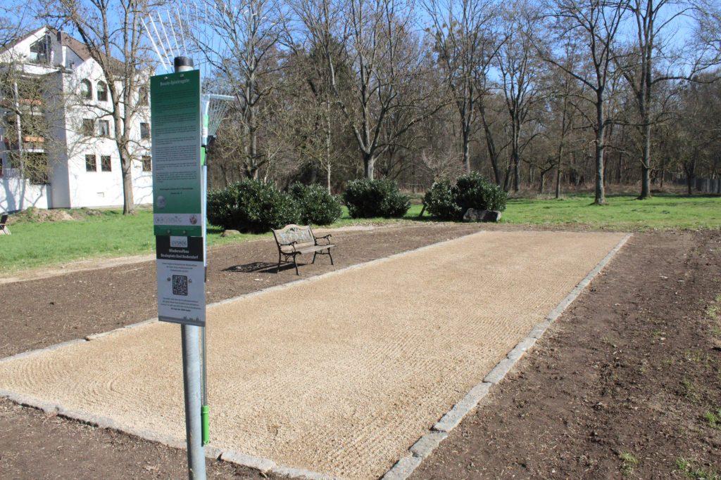 Der neue Bouleplatz in Bad Bodendorf