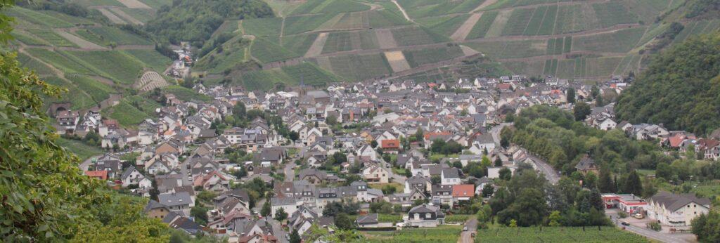 Dernau von der Mosesquelle